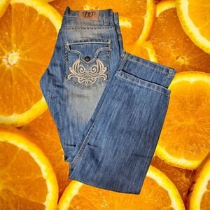 Dodeca Embellished Jeans Denim Pants Vintage Style Size 30x30‎